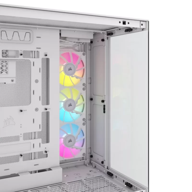 CORSAIR Pc Case - Icue Link 6500x RGB Mid-tower Dual Chamber White