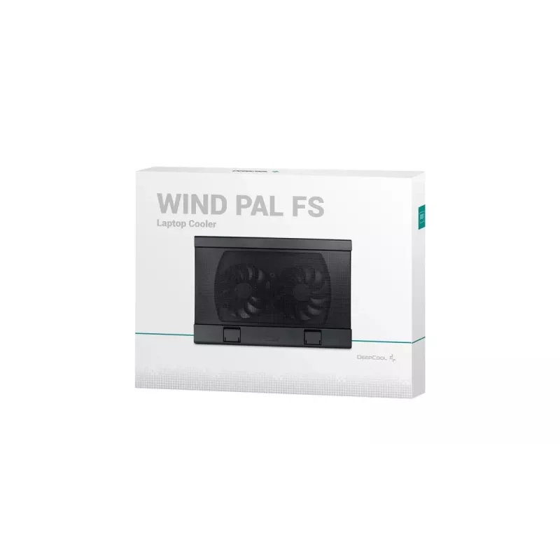 DEEPCOOL Wind Pal Fs Laptop Cooling Pad 1200 Rpm - Black