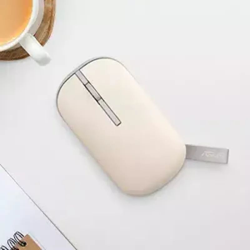 ASUS Marshmallow MD100 mouse Office Ambidextrous RF Wireless + Bluetooth Optical 1600 DPI