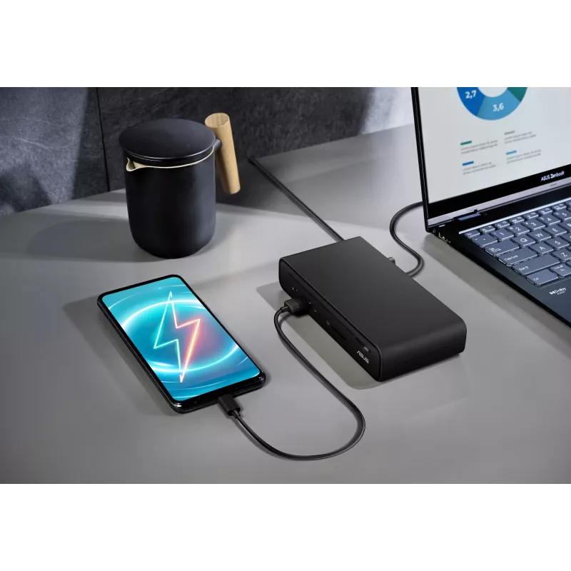 ASUS Triple Display USB-C Dock DC300 Docking USB 3.2 Gen 2 (3.1 Gen 2) Type-C Black