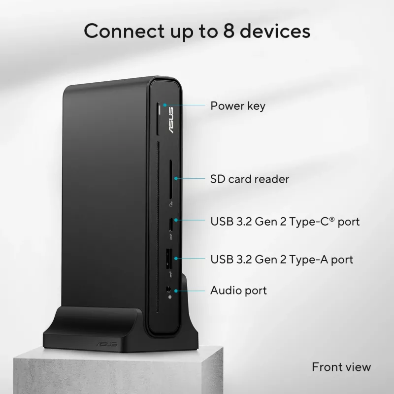 ASUS Triple Display USB-C Dock DC300 Docking USB 3.2 Gen 2 (3.1 Gen 2) Type-C Black
