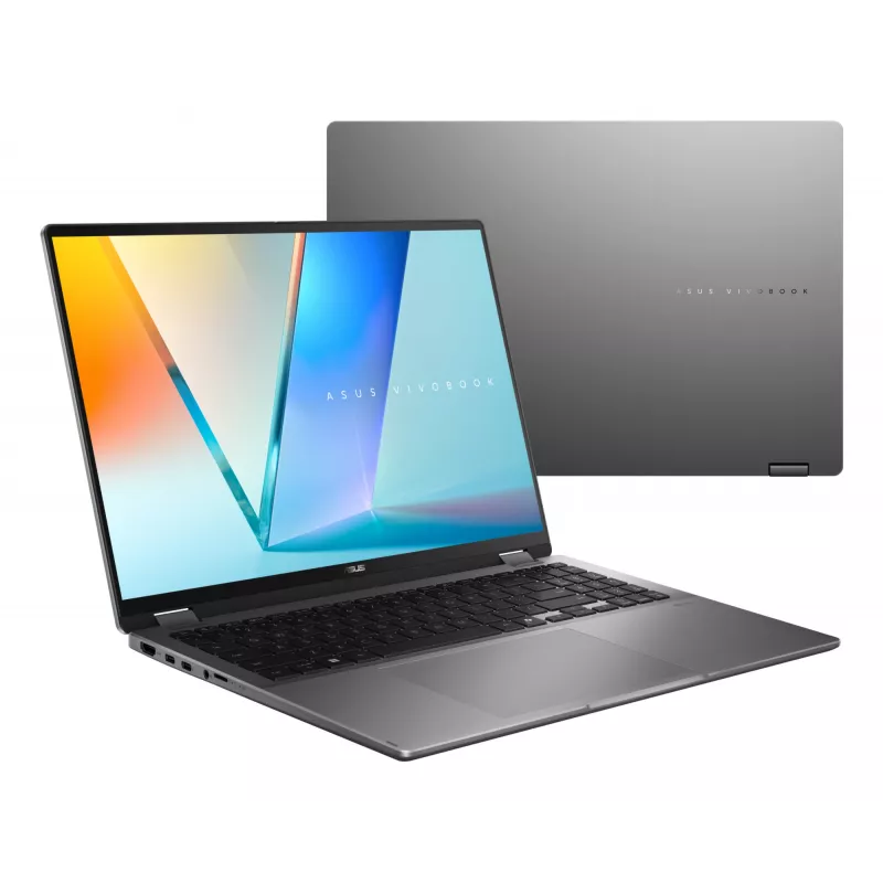 ASUS Vivobook 16 Flip TP3607SA-RJ033W Copilot+ PC Intel Core Ultra 7 256V Hybrid (2-in-1) 40.6 cm (16 inch) Touchscreen 3K 16 GB LPDDR5x-SDRAM 1 TB SSD Wi-Fi 7 (802.11be) Windows 11 Home Black, Grey