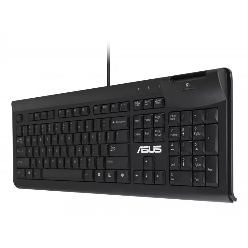 ASUS Smart Card KU100 keyboard Home/Office USB Black