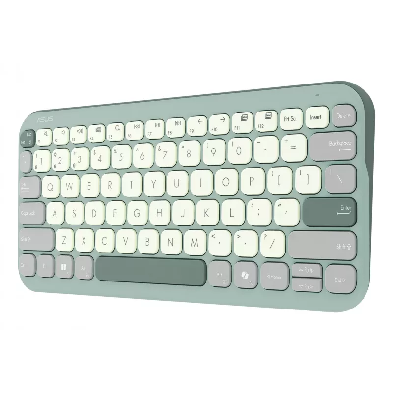 Wireless Bluetooth Keyboard ASUS Marshmallow KW100 — US International layout, compact design