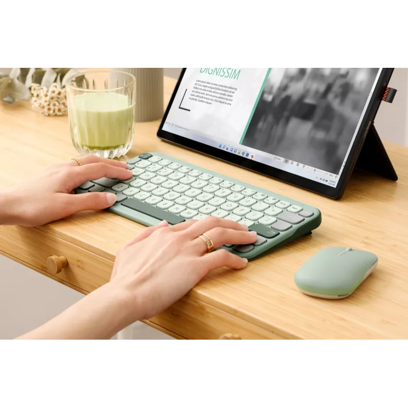 Wireless Bluetooth Keyboard ASUS Marshmallow KW100 — US International layout, compact design