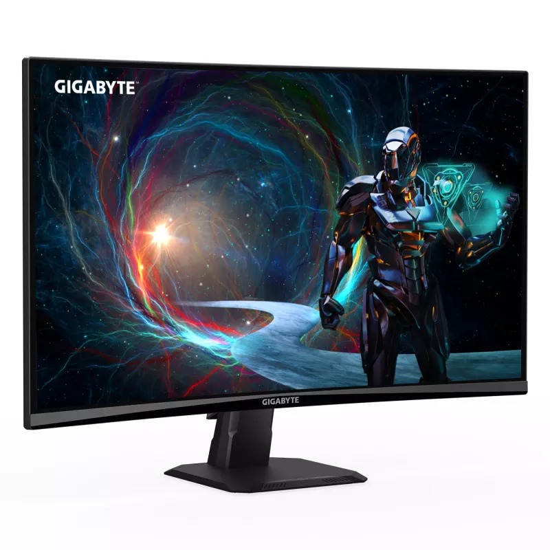 GIGABYTE GS27QCA 27 inch QHD Curved Gaming Monitor - 2560 x 1440, 180Hz, 1ms, 250 cd/m², FreeSync, HDR Ready, HDMI 2.0, Displayport 1.4