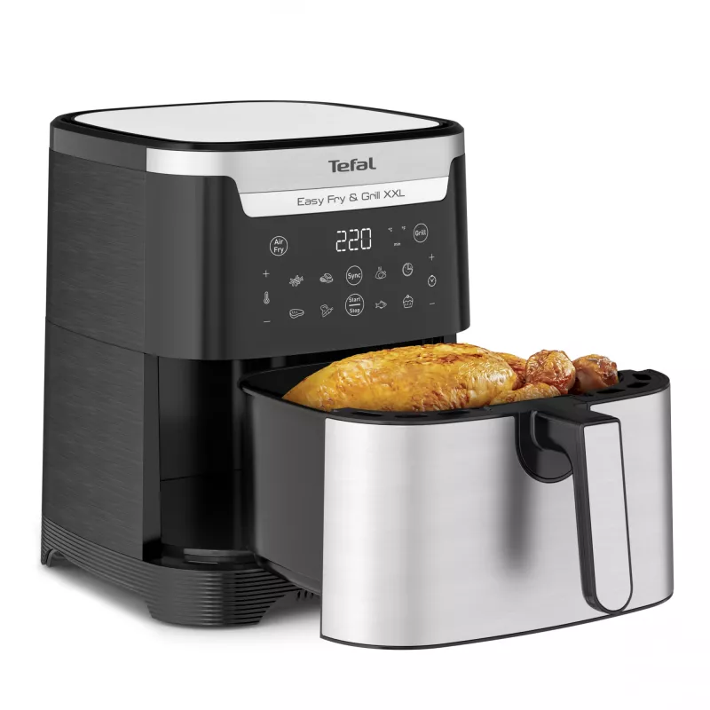 Tefal Easy Fry & Grill EY801D 6.5 L Stand-alone 1650 W Hot air fryer Stainless steel
