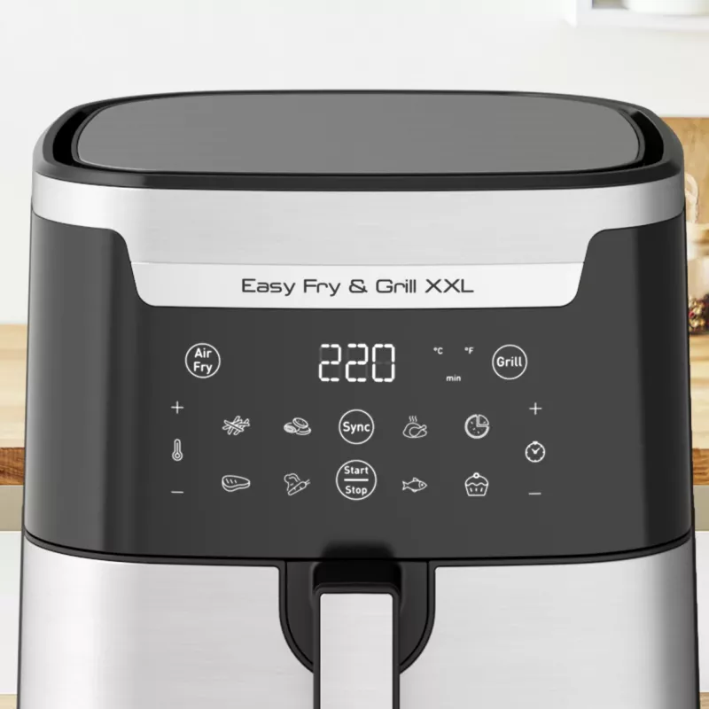 Tefal Easy Fry & Grill EY801D 6.5 L Stand-alone 1650 W Hot air fryer Stainless steel