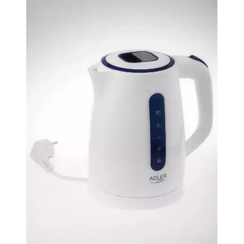 Electric kettle Adler 1.7 L 2200 W Blue White