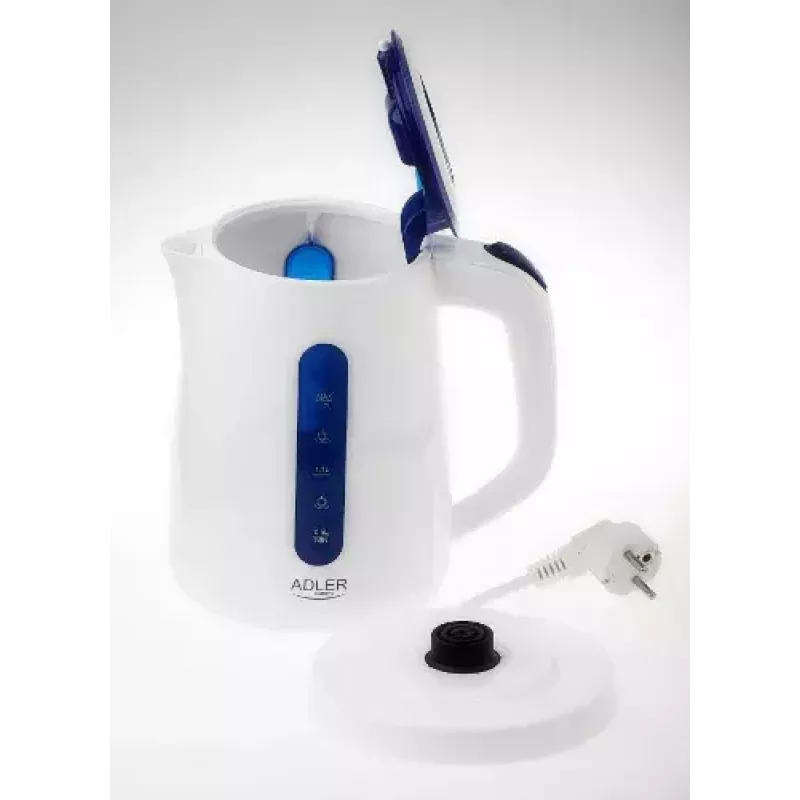 Electric kettle Adler 1.7 L 2200 W Blue White