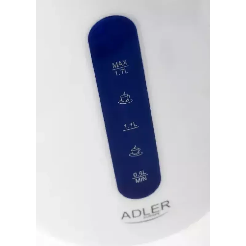 Electric kettle Adler 1.7 L 2200 W Blue White