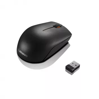 Lenovo Wireless Compact Mouse 300 Black, 1000 DPI, 2.4 GHz