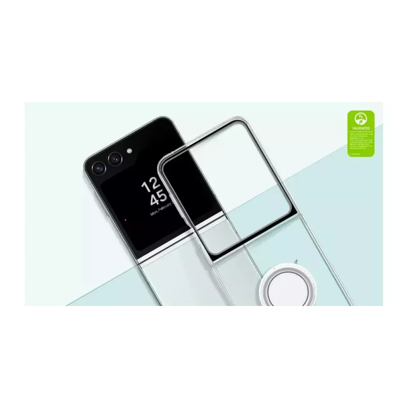 Samsung EF-XF731CTEGWW mobile phone case 17 cm (6.7 inch) Cover Transparent
