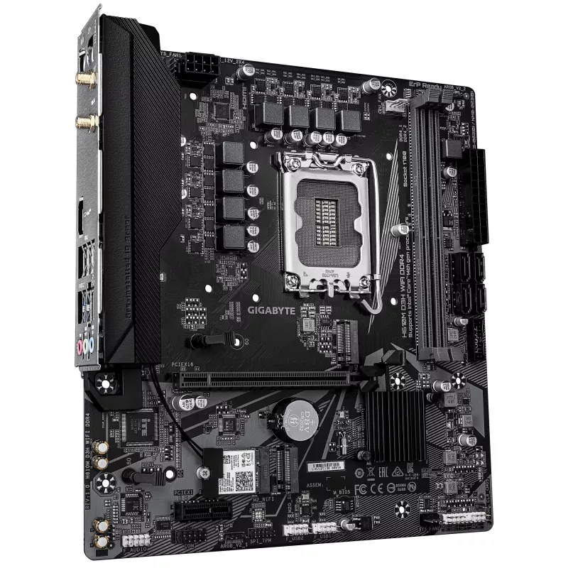Motherboard GIGABYTE H610M D3H WIFI, H610, LGA 1700, Micro ATX