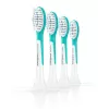 Toothbrush heads Philips Sonicare For Kids HX6044/90, 4 pack, Blue/White, 3-month replacement