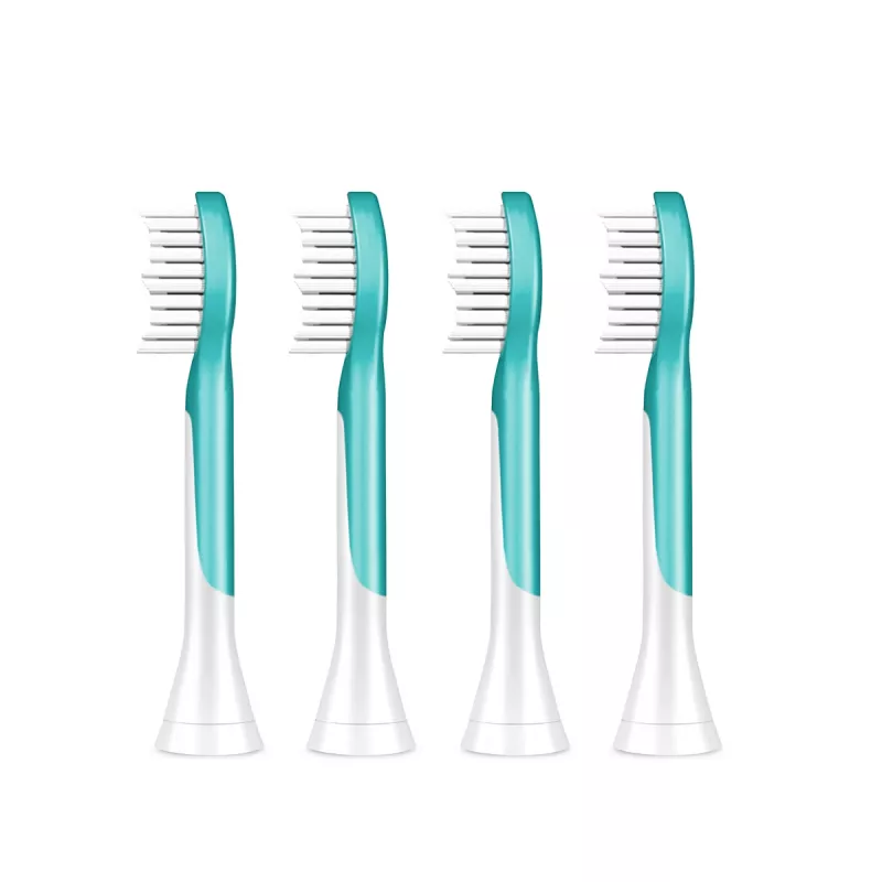 Toothbrush heads Philips Sonicare For Kids HX6044/90, 4 pack, Blue/White, 3-month replacement