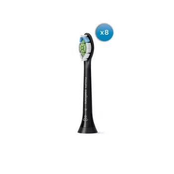 Brush Heads Philips Optimal White HX6068/88 8-pack Black