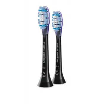 Philips Premium Gum Care HX9052/88 2-pack brush heads, 2 pc(s), Black, 3 month(s), Soft, 62000 movements per minute, Philips