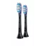 Philips Premium Gum Care HX9052/88 2-pack brush heads, 2 pc(s), Black, 3 month(s), Soft, 62000 movements per minute, Philips