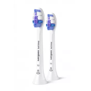 Toothbrush Replacement Heads Philips HX6052/87 Sensitive 2-pack, Extra Soft Bristles, White