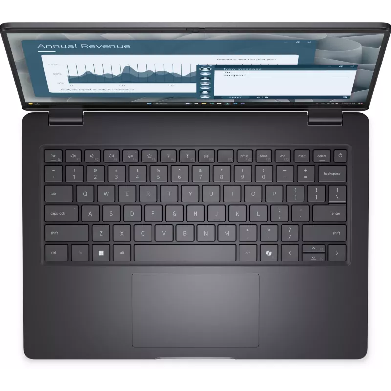 DELL Pro 14 PC14255 AMD Ryzen™ 5 220 Laptop 35.6 cm (14 inch) Full HD+ 16 GB DDR5-SDRAM 512 GB SSD Wi-Fi 6E (802.11ax) Windows 11 Pro Black