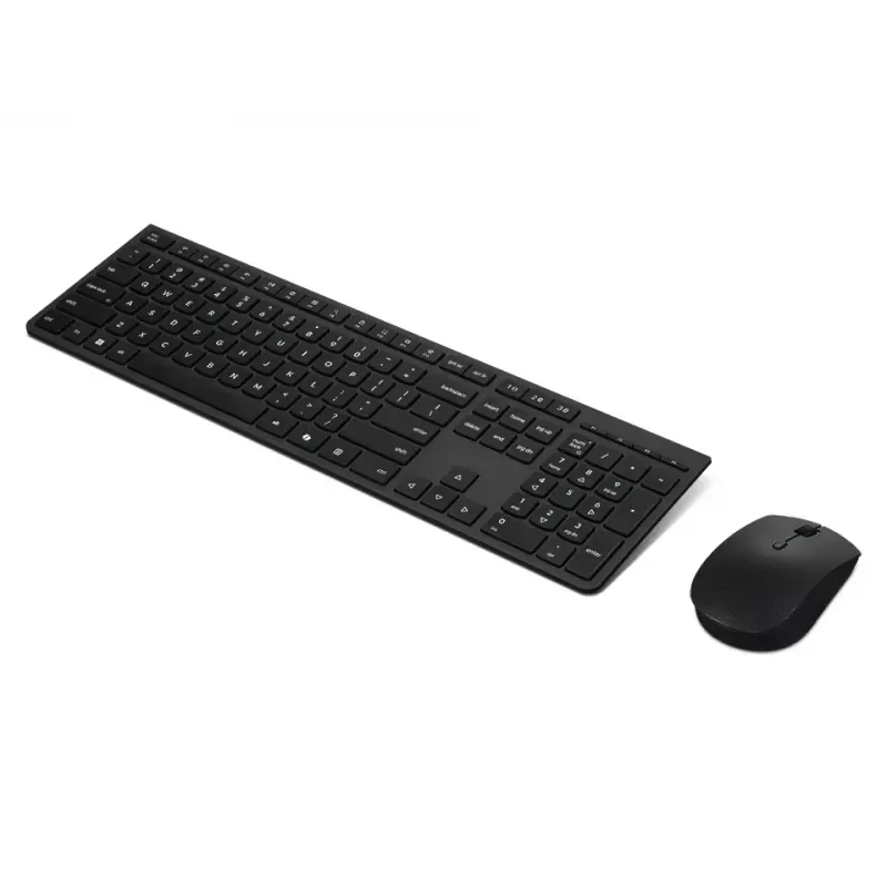 Lenovo 4X31R64316 keyboard Mouse included Office RF Wireless + Bluetooth QWERTY US English Grey