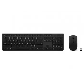 Lenovo 4X31R64316 keyboard Mouse included Office RF Wireless + Bluetooth QWERTY US English Grey