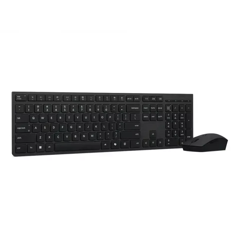 Lenovo 4X31R64351 keyboard Mouse included Office RF Wireless + Bluetooth US English Black