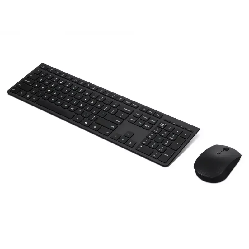 Lenovo 4X31R64351 keyboard Mouse included Office RF Wireless + Bluetooth US English Black