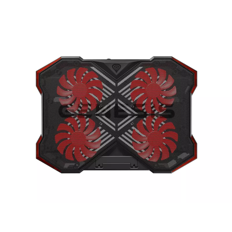 GENESIS Oxid 260 laptop cooling pad 43.9 cm (17.3 inch) 1010 RPM Black, Red