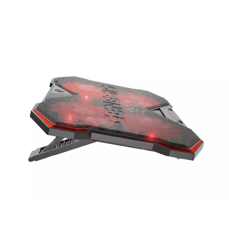 GENESIS Oxid 260 laptop cooling pad 43.9 cm (17.3 inch) 1010 RPM Black, Red