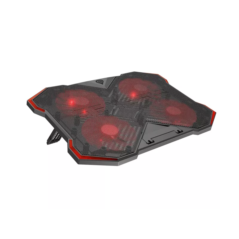 GENESIS Oxid 260 laptop cooling pad 43.9 cm (17.3 inch) 1010 RPM Black, Red