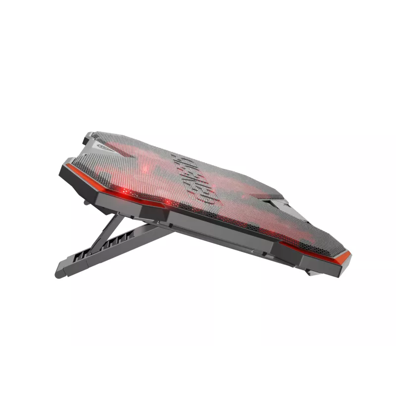 GENESIS Oxid 260 laptop cooling pad 43.9 cm (17.3 inch) 1010 RPM Black, Red