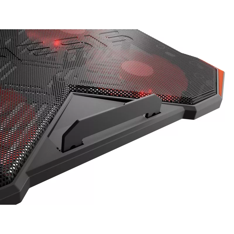GENESIS Oxid 260 laptop cooling pad 43.9 cm (17.3 inch) 1010 RPM Black, Red