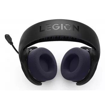Lenovo Legion H410 Headphones Wireless Head-band Gaming USB Type-C Bluetooth Black, Purple