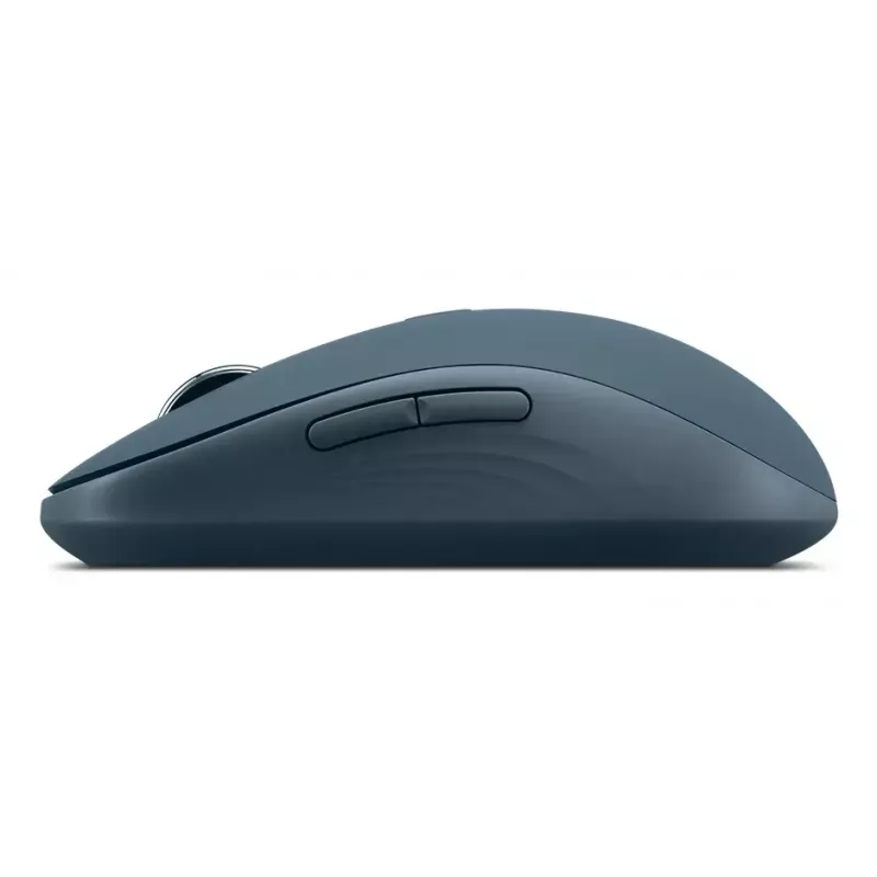Wireless ambidextrous Bluetooth optical mouse Lenovo Yoga — 4000 DPI, 8 buttons, wheel, battery-powered, teal