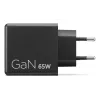 Mobile device charger Lenovo G0A6065BEU — Universal indoor AC charger, 2× USB-C, 100–240V, 1.5 m cable, Black