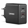 Mobile device charger Lenovo G0A6065BEU — Universal indoor AC charger, 2× USB-C, 100–240V, 1.5 m cable, Black