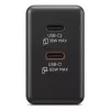 Mobile device charger Lenovo G0A6065BEU — Universal indoor AC charger, 2× USB-C, 100–240V, 1.5 m cable, Black