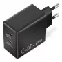 Mobile device charger Lenovo G0A6065BEU — Universal indoor AC charger, 2× USB-C, 100–240V, 1.5 m cable, Black