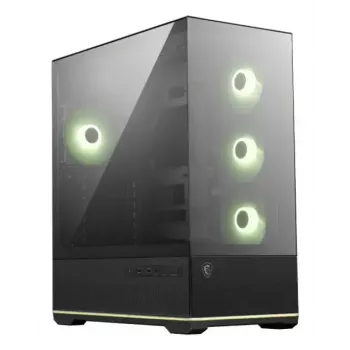 PC case MSI MAG PANO 110R PZ Midi Tower — tempered glass, ATX, 3x120mm front fans, USB-C, supports 360mm radiators