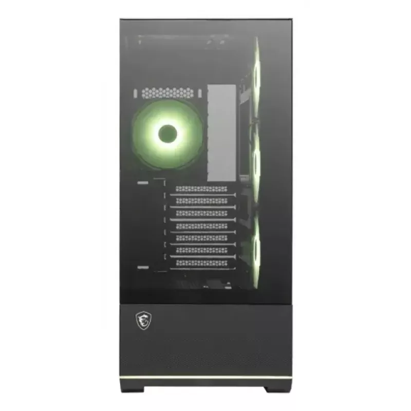 PC case MSI MAG PANO 110R PZ Midi Tower — tempered glass, ATX, 3x120mm front fans, USB-C, supports 360mm radiators