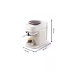Philips Baristina Espresso Machine - Real espresso, made simple. Milky White with Mango Yellow Portafilter (BAR300/03)