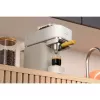 Philips Baristina Espresso Machine - Real espresso, made simple. Milky White with Mango Yellow Portafilter (BAR300/03)
