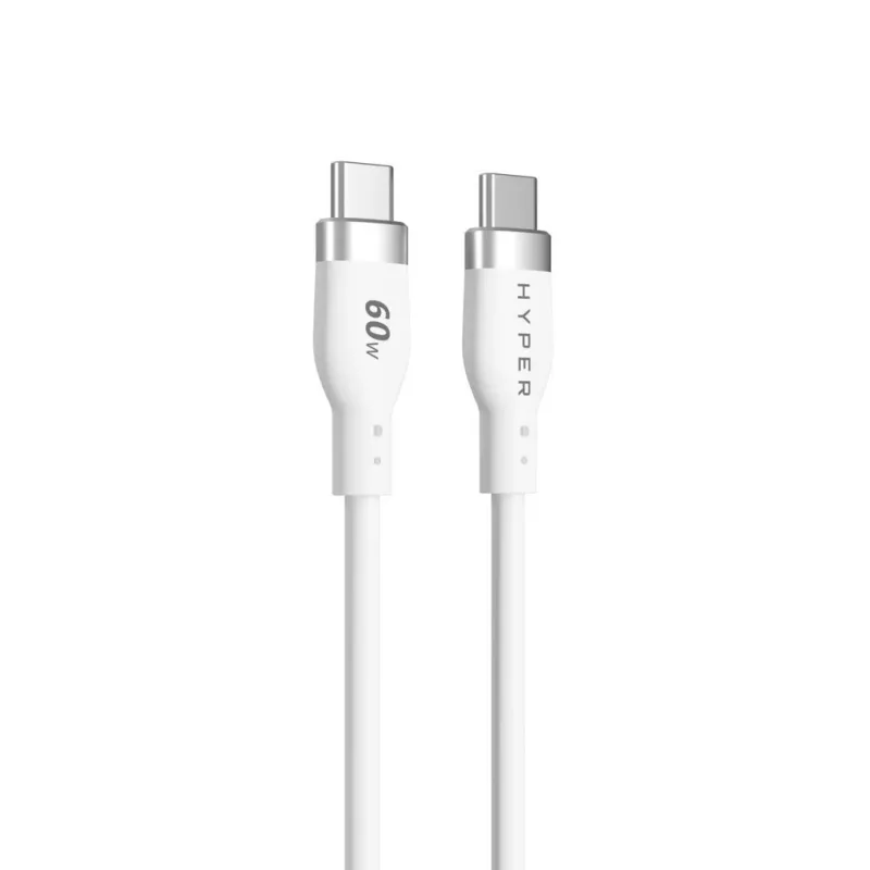 TARGUS Silicone USB-c To USB-c 60w Charging Cable 1.5m - White