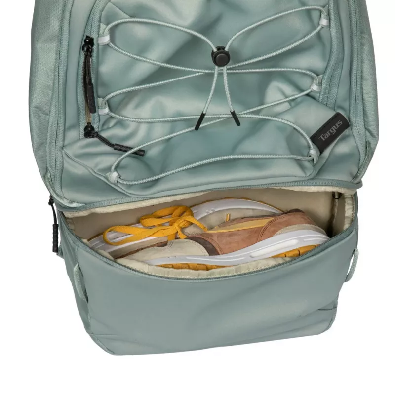 Backpack TARGUS Work+Play Flex Ecosmart TBB65905GL for 15–16 inch laptops, recycled polyester, green