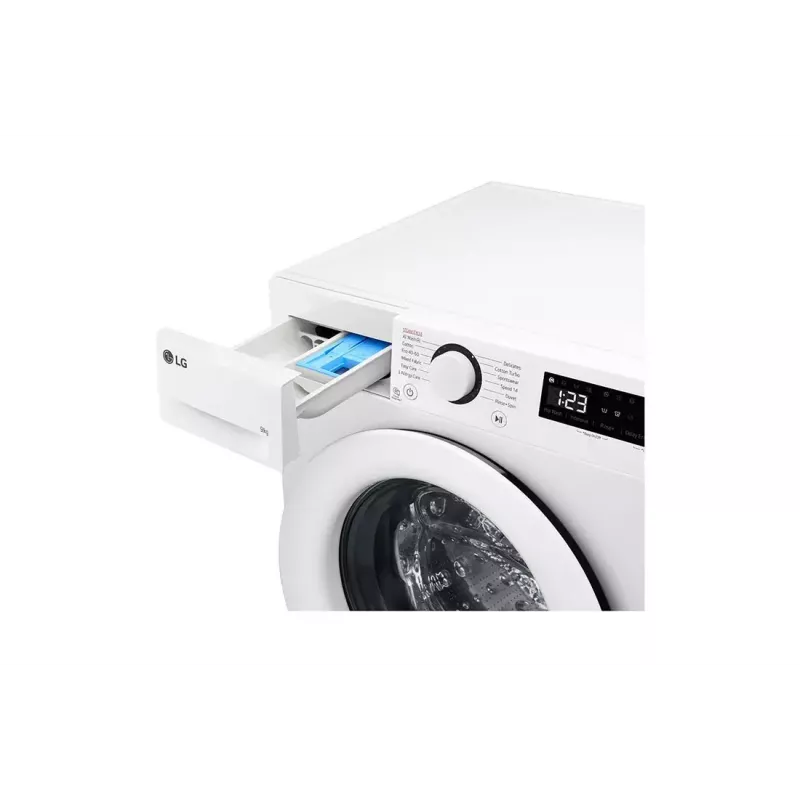 Front-load washing machine LG F4WR509SWW 9 kg, 1400 RPM, A energy class, white