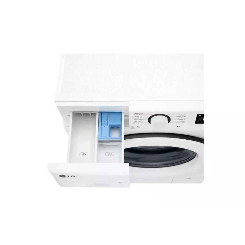 Front-load washing machine LG F4WR509SWW 9 kg, 1400 RPM, A energy class, white