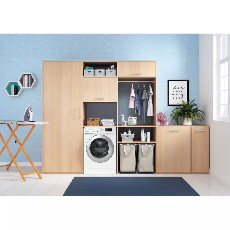 Indesit BDE 76435 WSV EE washer dryer Freestanding Front-load White