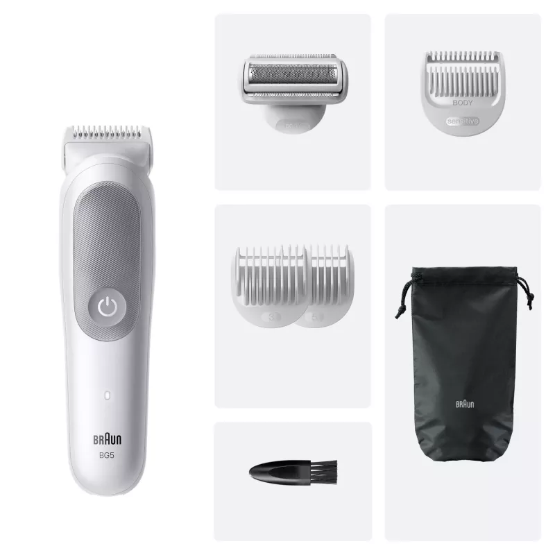 Braun Series 5 body groomer/shaver, light grey